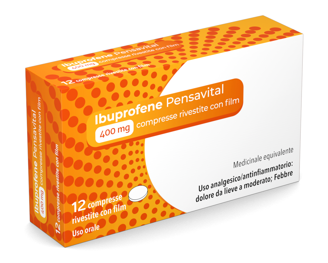 IBUPROFENE PENSA*12CPR 400MG - FARMACIA33