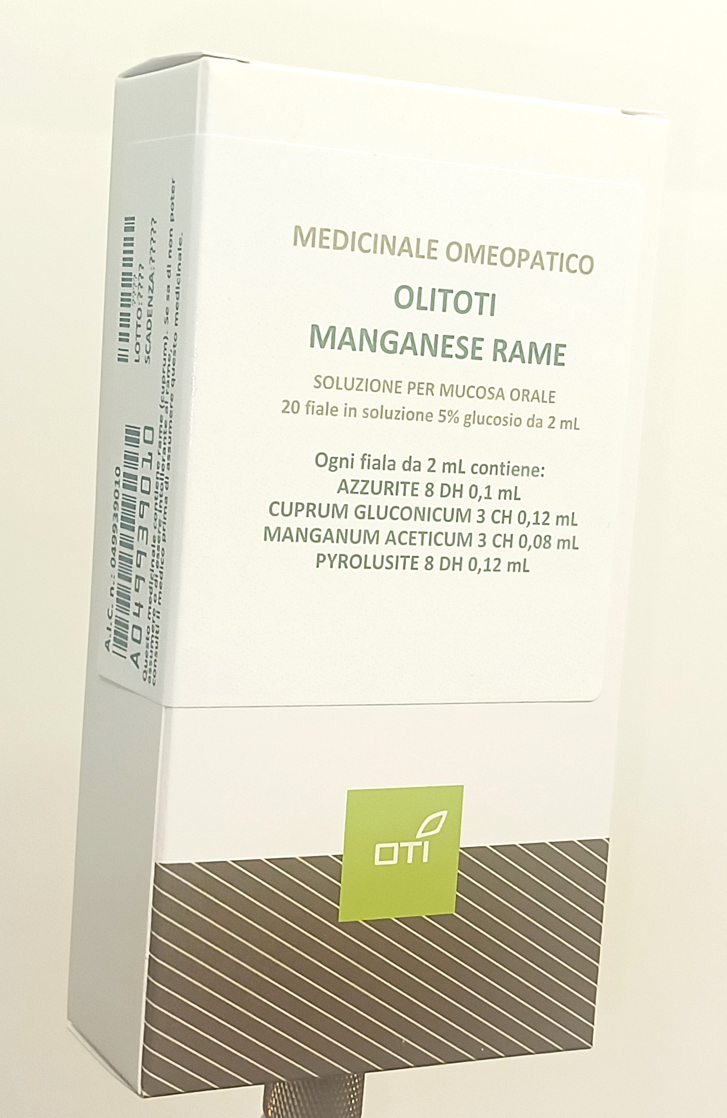 OLITOTI MANGANESE RAME*OS 20F - FARMACIA33