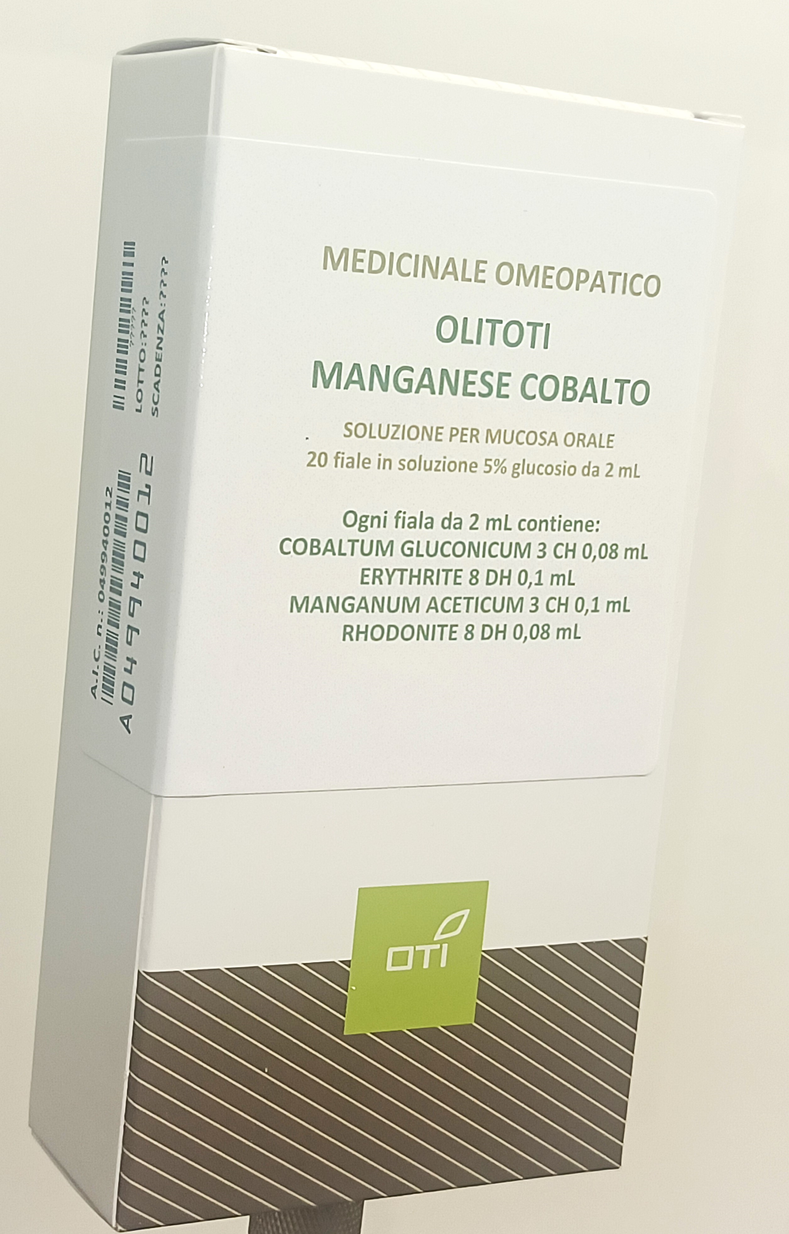 OLITOTI MANGANESE COBAL*OS 20F - FARMACIA33