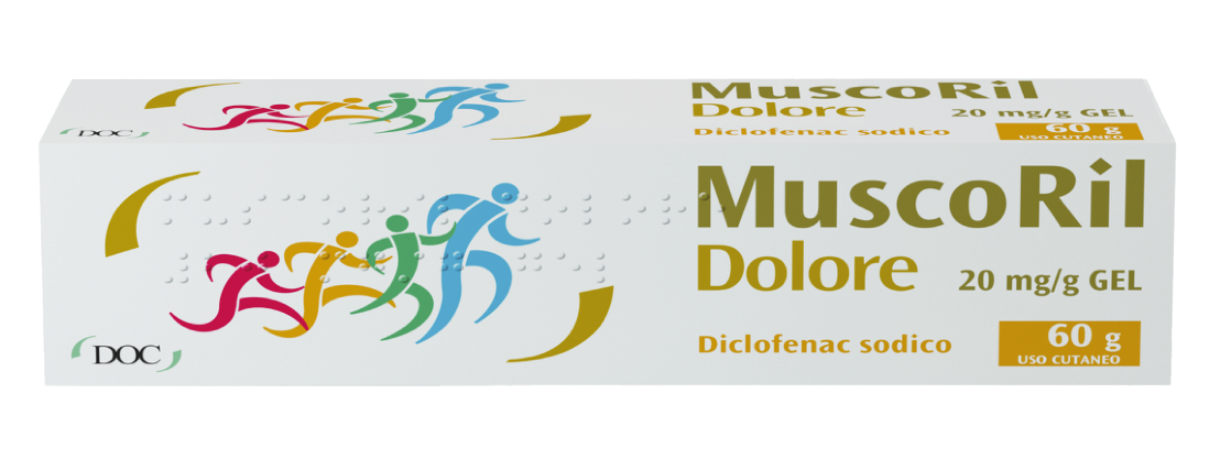 MUSCORIL DOLORE*GEL 60G 20MG/G - FARMACIA33