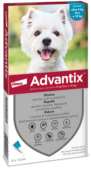 ADVANTIX SPOT ON*6PIP 4-10KG - FARMACIA33