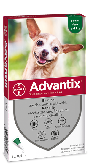 ADVANTIX SPOT ON*1PIP 0-4KG - FARMACIA33