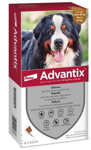 ADVANTIX SPOT ON*6PIP 40-60KG - FARMACIA33