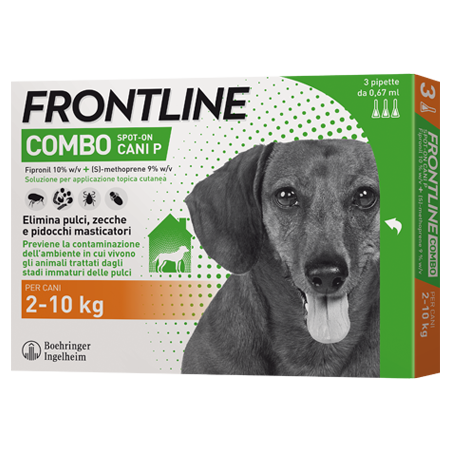 FRONTLINE COMBO*3PIP 2-10KG CA - FARMACIA33