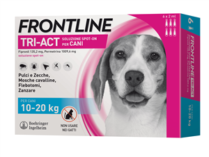 FRONTLINE TRI-ACT*6PIP 10-20KG - FARMACIA33