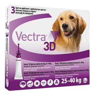 VECTRA 3D*3PIP 25-40KG VIOLA - FARMACIA33
