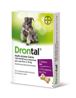 DRONTAL MULTI AR CARNE*2CPR - FARMACIA33