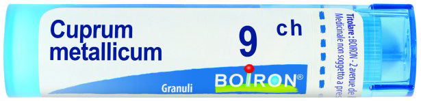 CUPRUM METALLICUM 9 CH GRANULI - FARMACIA33
