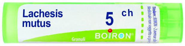 LACHESIS MUTUS 5 CH GRANULI - FARMACIA33