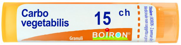 CARBO VEGETABILIS 15 CH GRANULI - FARMACIA33