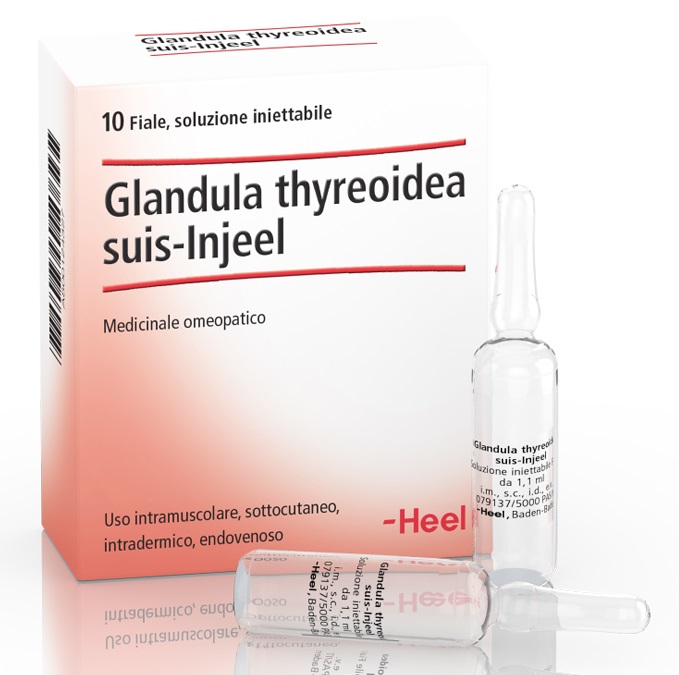HEEL GLANDULA THYROIDEA SUIS INJEEL 10 FIALE - FARMACIA33