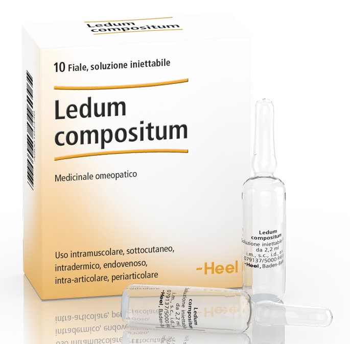 HEEL LEDUM COMPOSITUM 10 FIALE DA 2,2 ML L'UNA - FARMACIA33
