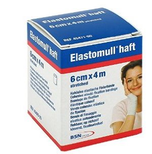 BENDA ELASTICA AUTOADESIVA ELASTOMULL HAFT COMPRESSIONE FORTE 6X400 CM - FARMACIA33