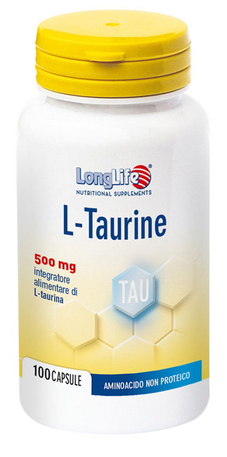 LONGLIFE LTAURINE 500 MG 100 CAPSULE - FARMACIA33