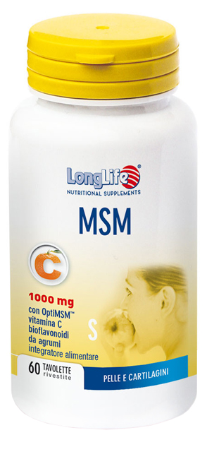 LONGLIFE MSM 1000 MG 60 TAVOLETTE - FARMACIA33