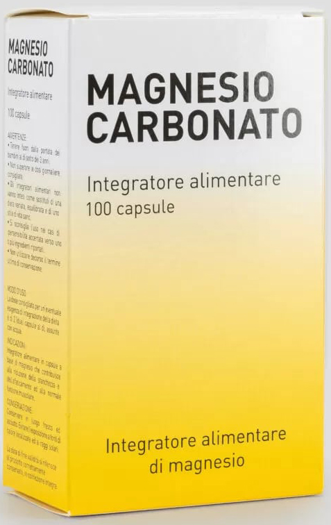 MAGNESIO CARBONATO 100 CAPSULE - FARMACIA33