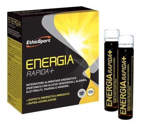 ETHICSPORT ENERGIA RAPIDA+ 10 FLACONCINI 25 ML - FARMACIA33