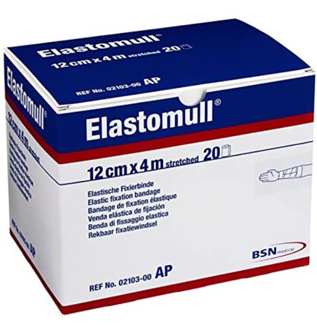 BENDA ELASTICA ELASTOMULL 12X400 CM - FARMACIA33