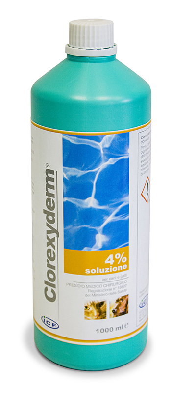 CLOREXYDERM SOLUZIONE 4% 1000 ML - FARMACIA33