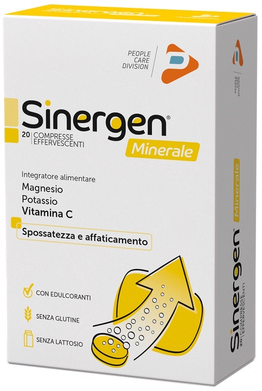 SINERGEN MINERALE LIMONE 20 COMPRESSE EFFERVESCENTI - FARMACIA33