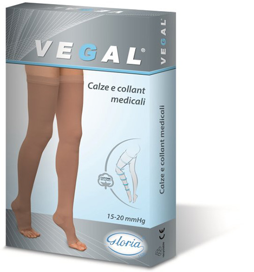 VEGAL CALZA C/COSC BEIGE M 1 PAIO - FARMACIA33