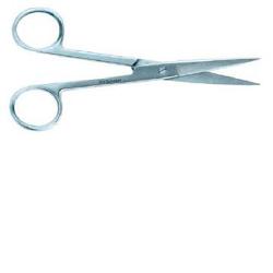 FORBICI RETTA PUNTE ACUTE 14CM - FARMACIA33