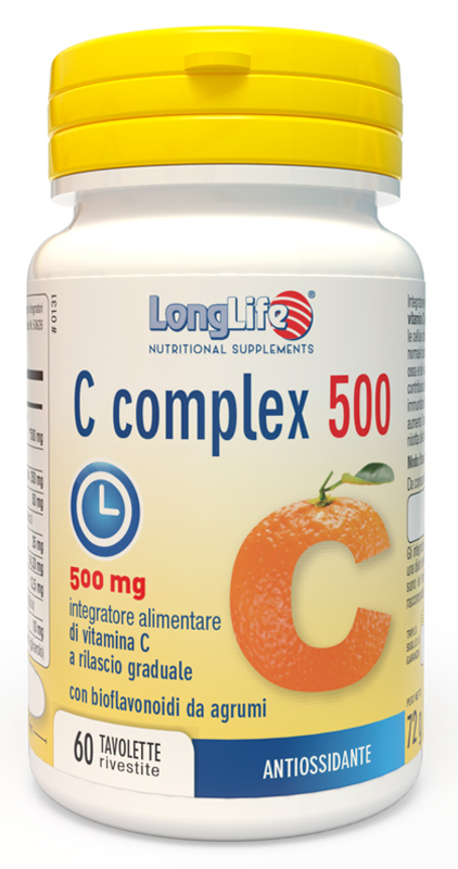 LONGLIFE C COMPLEX 500 TIME RELEASED 60 TAVOLETTE - FARMACIA33
