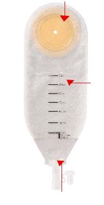 SACCA PER DRENAGGIO DELLE FERITE COLOPLAST CAPACITA' MINI 100ML 20 PEZZI ARTICOLO 2240 - FARMACIA33