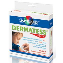 GARZA DERMATESS PLUS 10X10 12 PEZZI - FARMACIA33