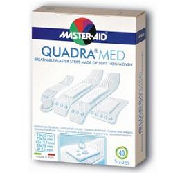 CEROTTO MASTER-AID QUADRA DERMOATTIVO FORMATI ASSORTITI 20 PEZZI - FARMACIA33