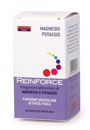 REINFORCE MAGNESIO + POTASSIO 30 COMPRESSE MASTICABILI - FARMACIA33