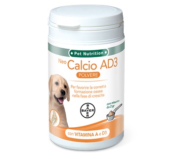 NEO CALCIO AD3 SOLUBILE SVILUPPO POLVERE BARATTOLO 200 G - FARMACIA33