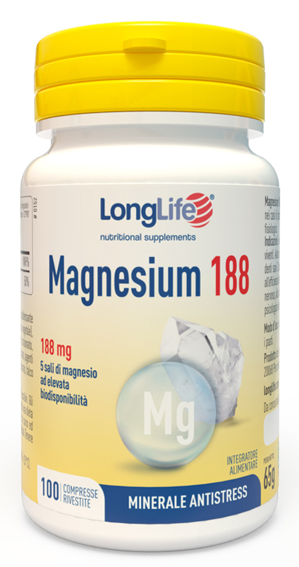 LONGLIFE MAGNESIUM 188 100 COMPRESSE - FARMACIA33