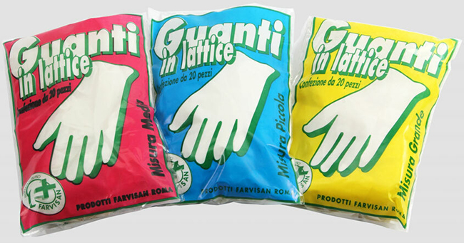 GUANTO IN LATTICE MISURA PICCOLA 20 PEZZI - FARMACIA33