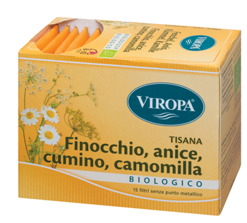 VIROPA FINOCCHIO/CUMINO/ANICE/CAMOMILLA BIO 15 BUSTINE - FARMACIA33
