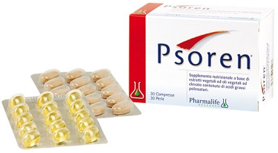 PSOREN 30 COMPRESSE+ 30 PERLE 46,5 G - FARMACIA33