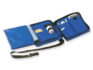DIABETIC BAG BORSA TERMICA E COOLER VUOTA IN NYLON BLU - FARMACIA33
