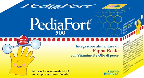 PEDIAFORT 500 10 FLACONI - FARMACIA33
