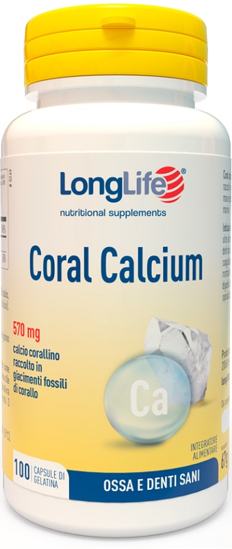 LONGLIFE CORAL CALCIUM 100 CAPSULE - FARMACIA33