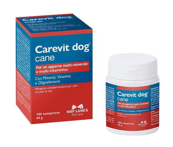 CAREVIT DOG FLACONE 100 COMPRESSE APPETIBILI - FARMACIA33