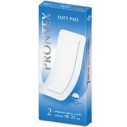 GARZA COMPRESSA PRONTEX SOFT PAD 10X25 CM 2 PEZZI - FARMACIA33