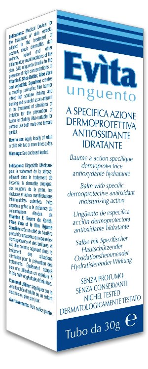 EVITA UNGUENTO A SPECIFICA AZIONE DERMOPROTETTIVA ANTIOSSIDANTE IDRATANTE 30 ML - FARMACIA33