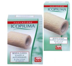 ICOPIUMA BENDA GARZA ELASTICA AUTOFISSANTE CM8X4MT - FARMACIA33