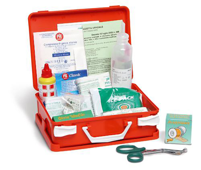 PACCHETTO DI MEDICAZIONE REINTEGRO DEL PACCO BASE COMPLETO ALLEGATO 2 DM 388 DEL 15/07/2003 - FARMACIA33