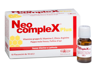 NEOCOMPLEX PLUS 10 FLACONCINI MONODOSE 10 ML - FARMACIA33