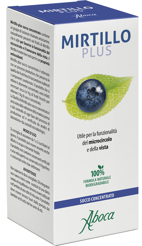 MIRTILLO PLUS SUCCO CONCENTRATO 100 ML - FARMACIA33