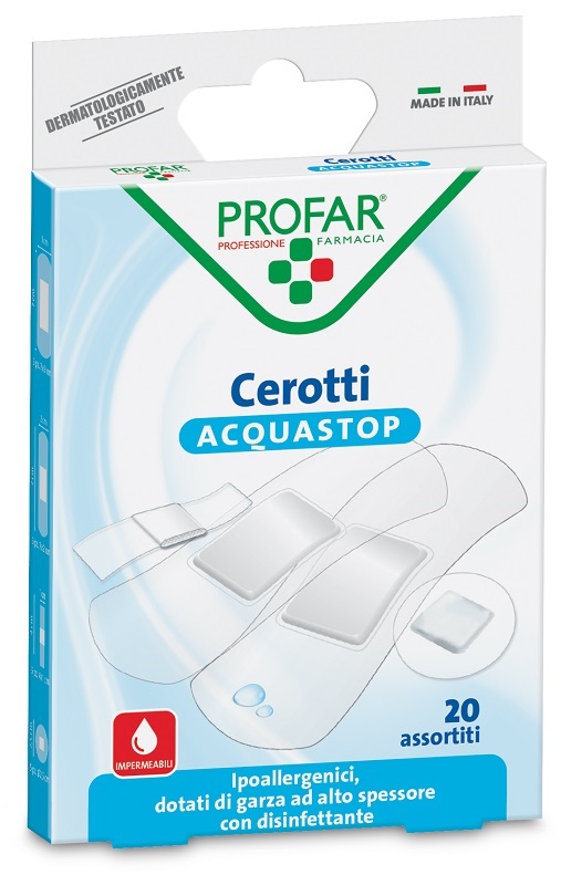 CEROTTO ACQUASTOP ASSORTITI PROFAR 20 PEZZI - FARMACIA33
