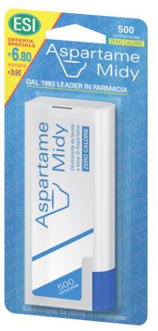 ESI ASPARTAME MIDY 500 COMPRESSE OFFERTA SPECIALE - FARMACIA33