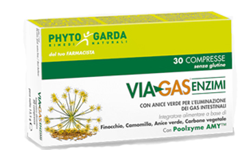 VIAGAS ENZIMI 30 COMPRESSE - FARMACIA33