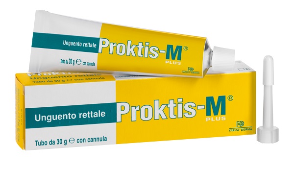 UNGUENTO RETTALE PROKTIS/M PLUS 30G CON CANNULA - FARMACIA33